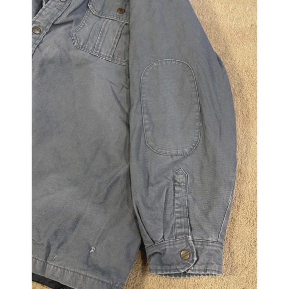 Vintage Dickies Jacket Chore Barn Coat Canvas Quilted Work Jacket Gray Size 3XL - Picture 8 of 11